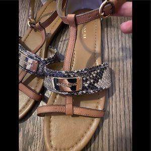 Coach Leather Sandals